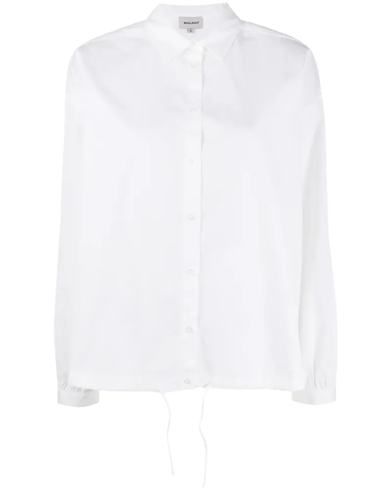 Woolrich Hemd mit Kordelzug - Weiß Weiß