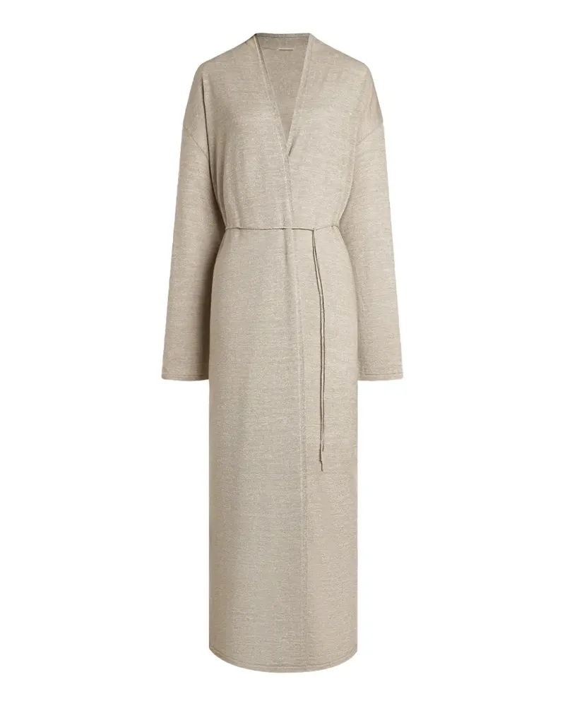 12 STOREEZ Stratum Strickmantel - Nude Nude