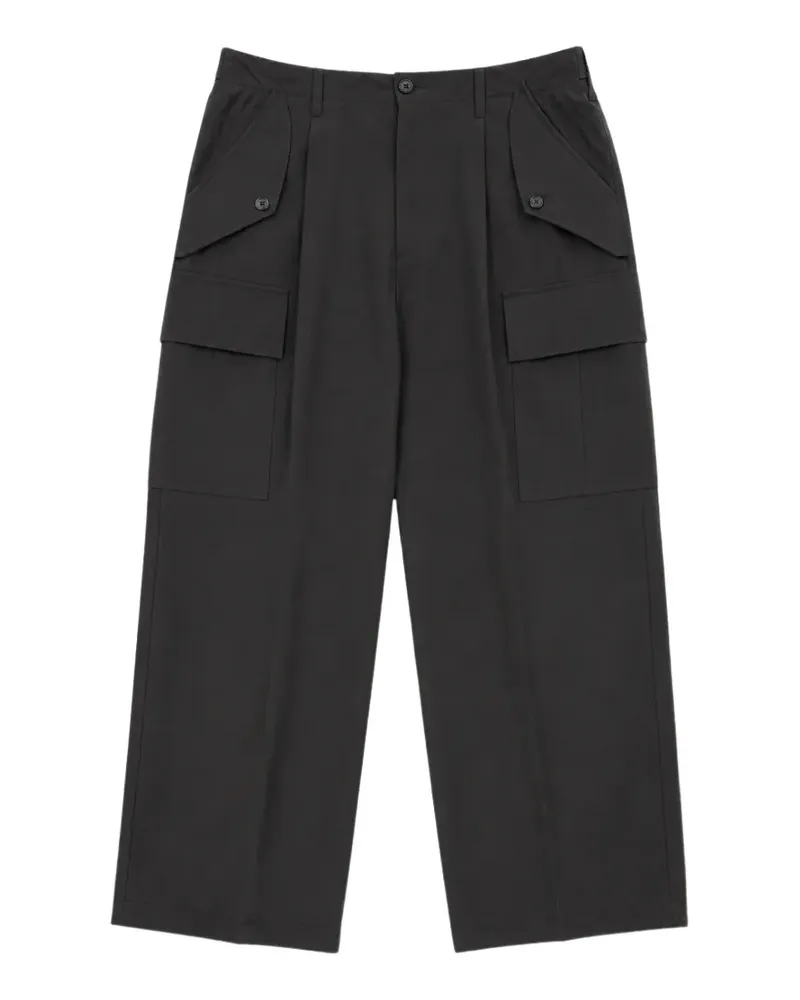 Be Able pleated cargo pants - Schwarz Schwarz