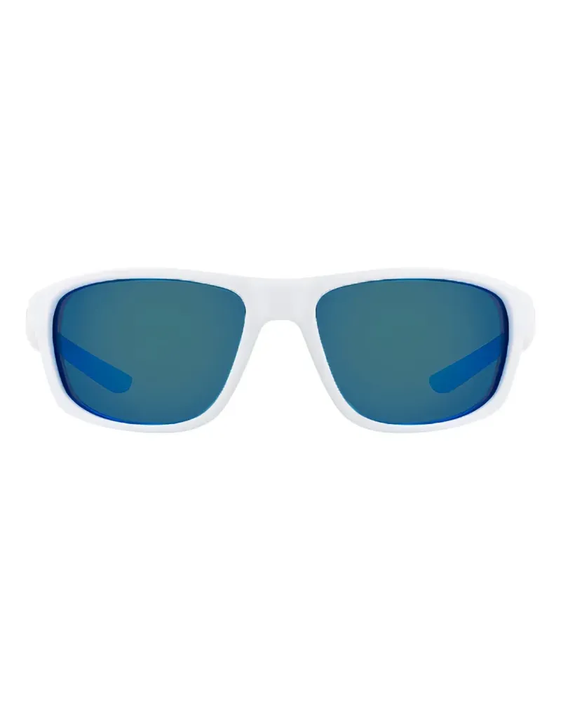 Nike Adrenaline Sonnenbrille mit eckigem Gestell - Weiß Weiß