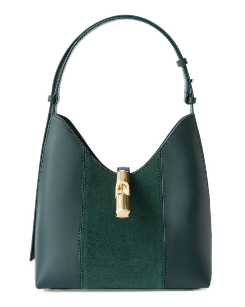 Furla Goccia S Schultertasche - Grün Grün