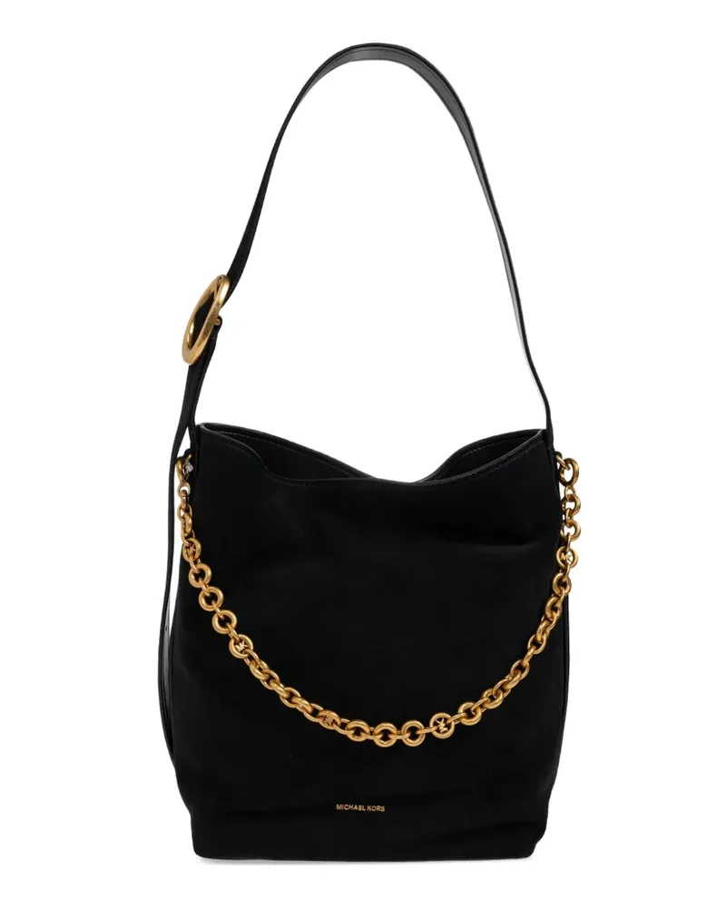 Michael Kors Nolita Schultertasche mit Kette - Schwarz Schwarz