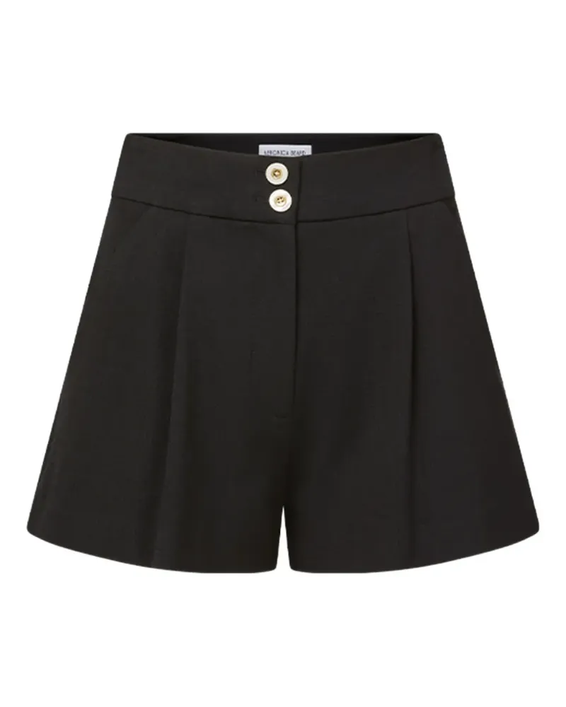 Veronica Beard Devina Shorts mit Falten - Schwarz Schwarz
