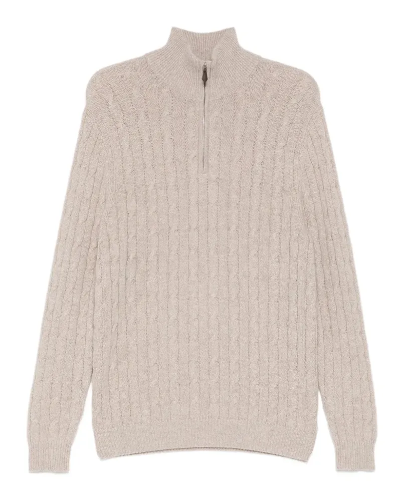 N.Peal Albemarle sweater - Nude Nude