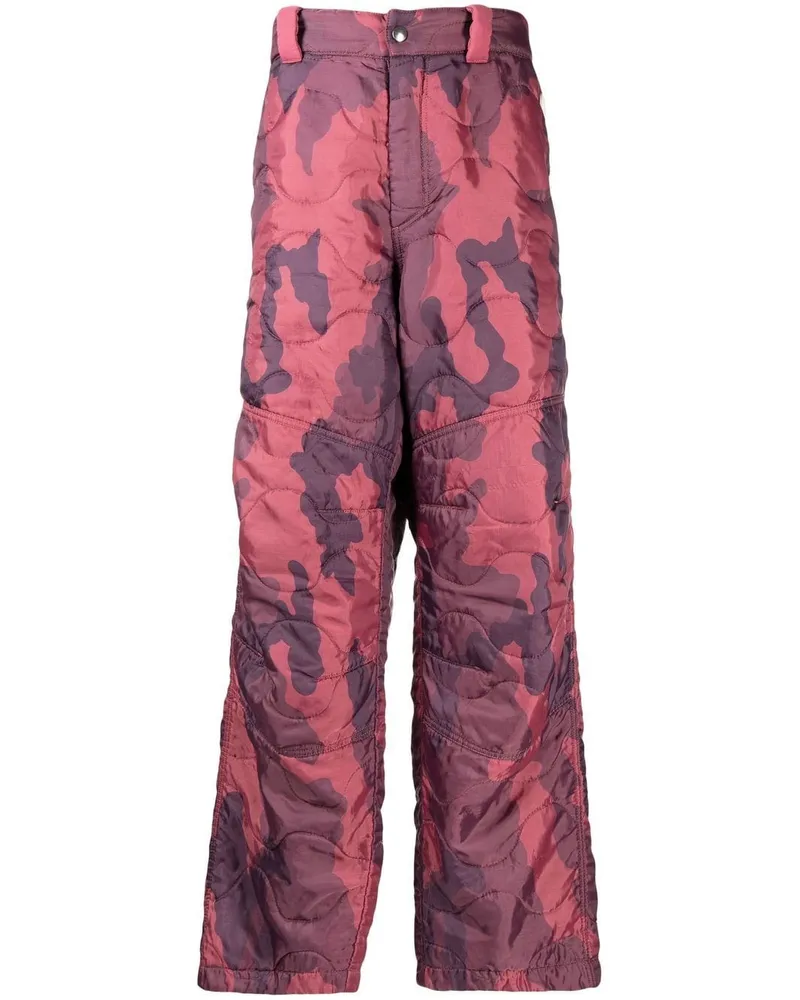 OAMC Cargohose mit Camouflage-Print - Violett Violett