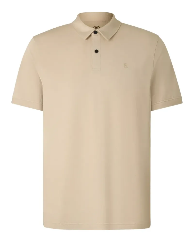 Bogner Timo Poloshirt mit Logo-Print - Nude Nude