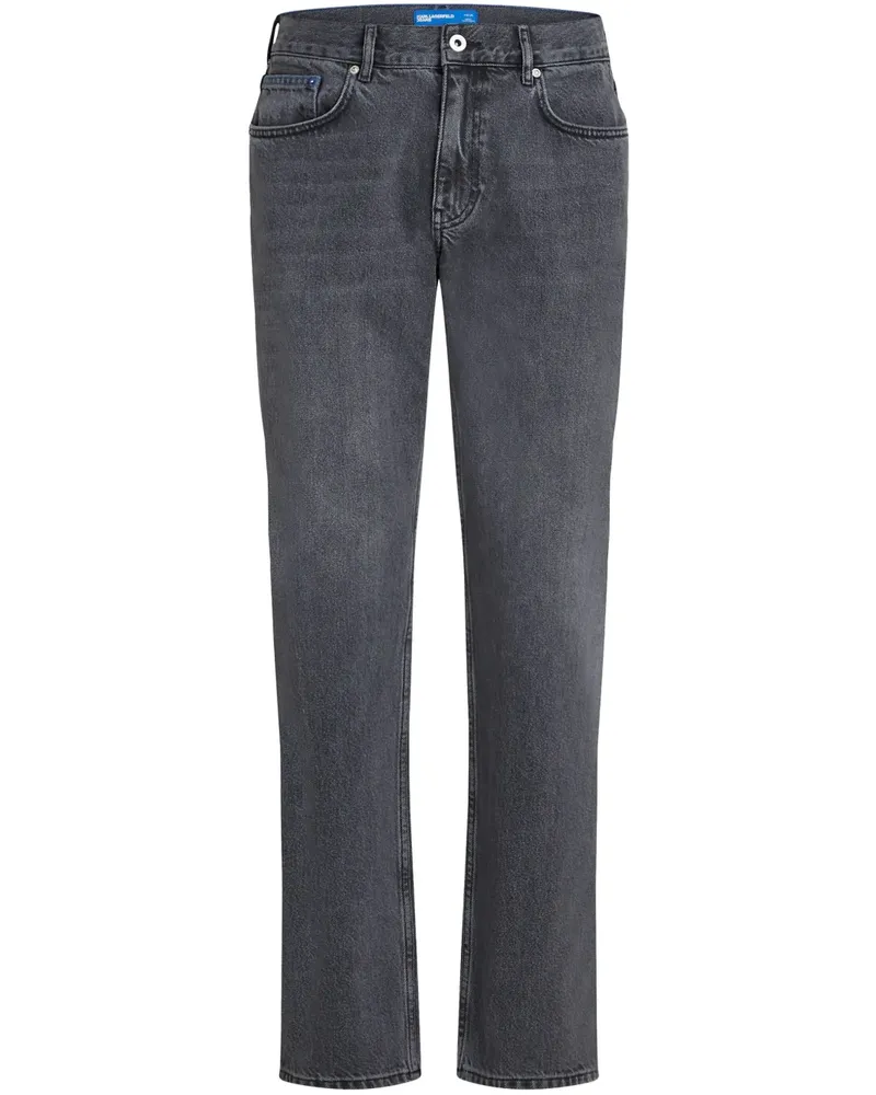 Karl Lagerfeld Jeans mit geradem Bein - Grau Grau