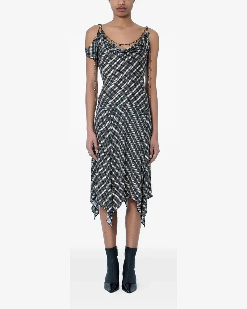 Charlotte Knowles Tess midi dress - Grau Grau