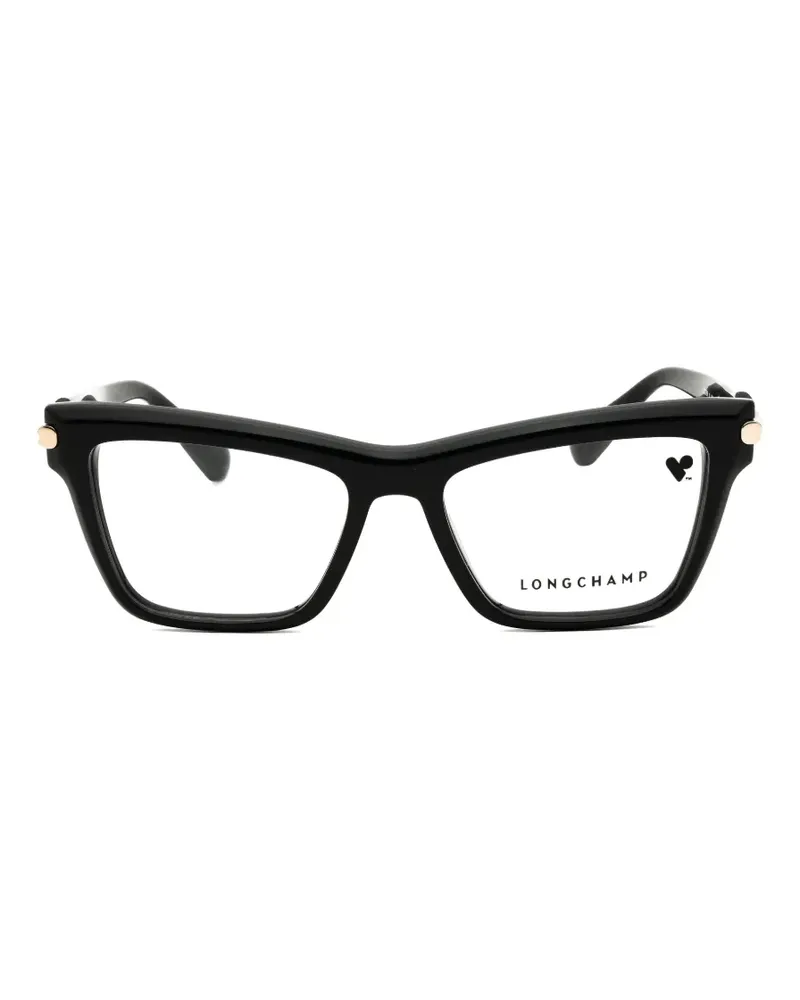 Longchamp Cat-Eye-Brille - Schwarz Schwarz