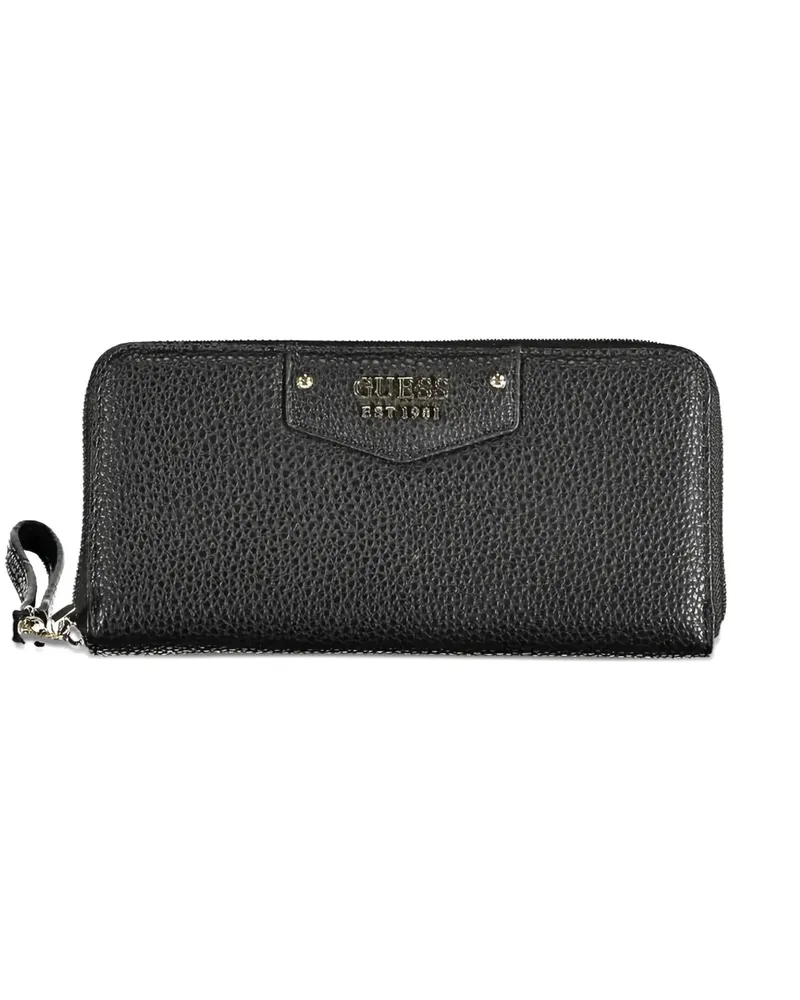 Guess zip-fastening wallet - Schwarz Schwarz