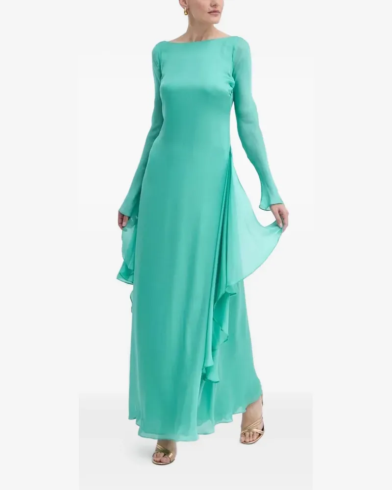Luisa Spagnoli Minikleid mit Rüschen - Grün Grün