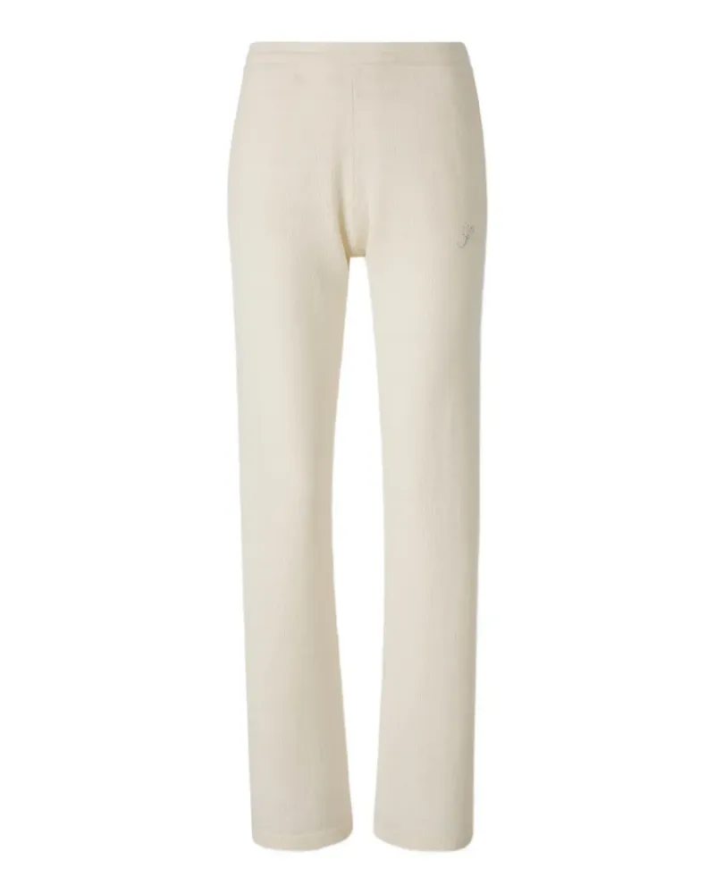SPORTY & RICH Hose mit Kristallen - Nude Nude