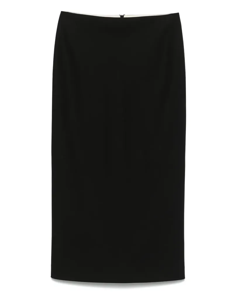 Carven Klassischer Midirock - Schwarz Schwarz