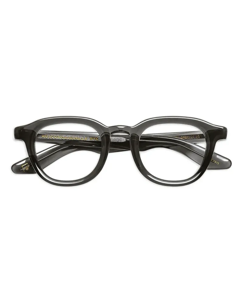 MOSCOT Dahven Brille mit rundem Gestell - Grau Grau