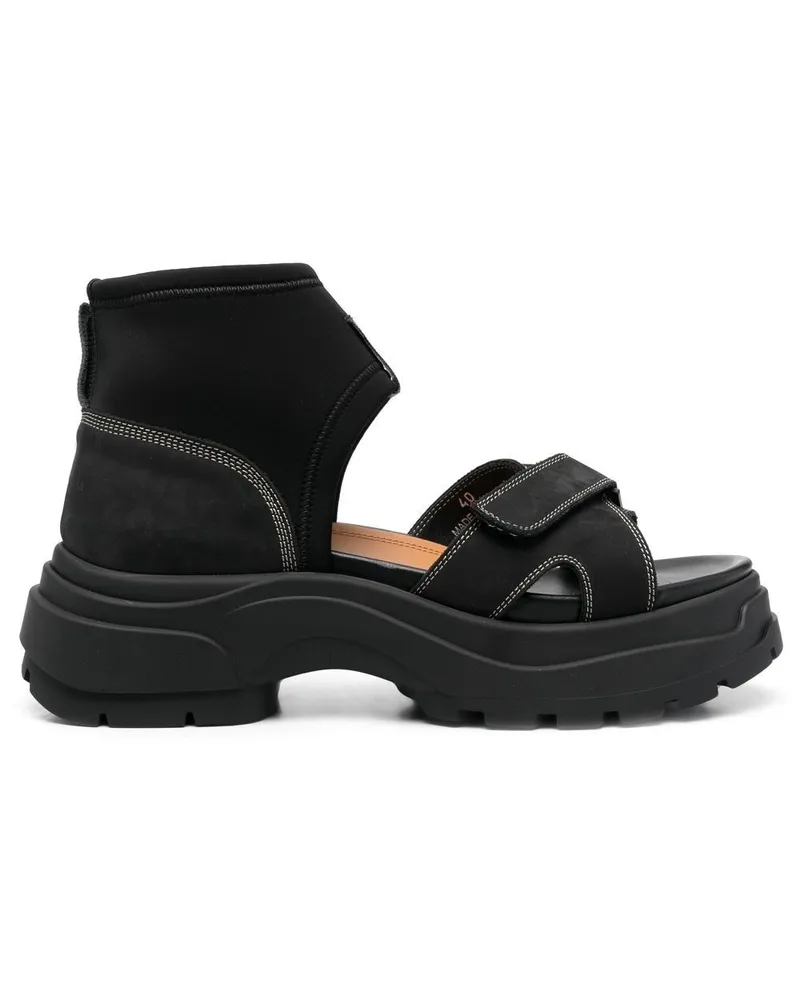 Maison Margiela Sandalen mit Riemen - Schwarz Schwarz