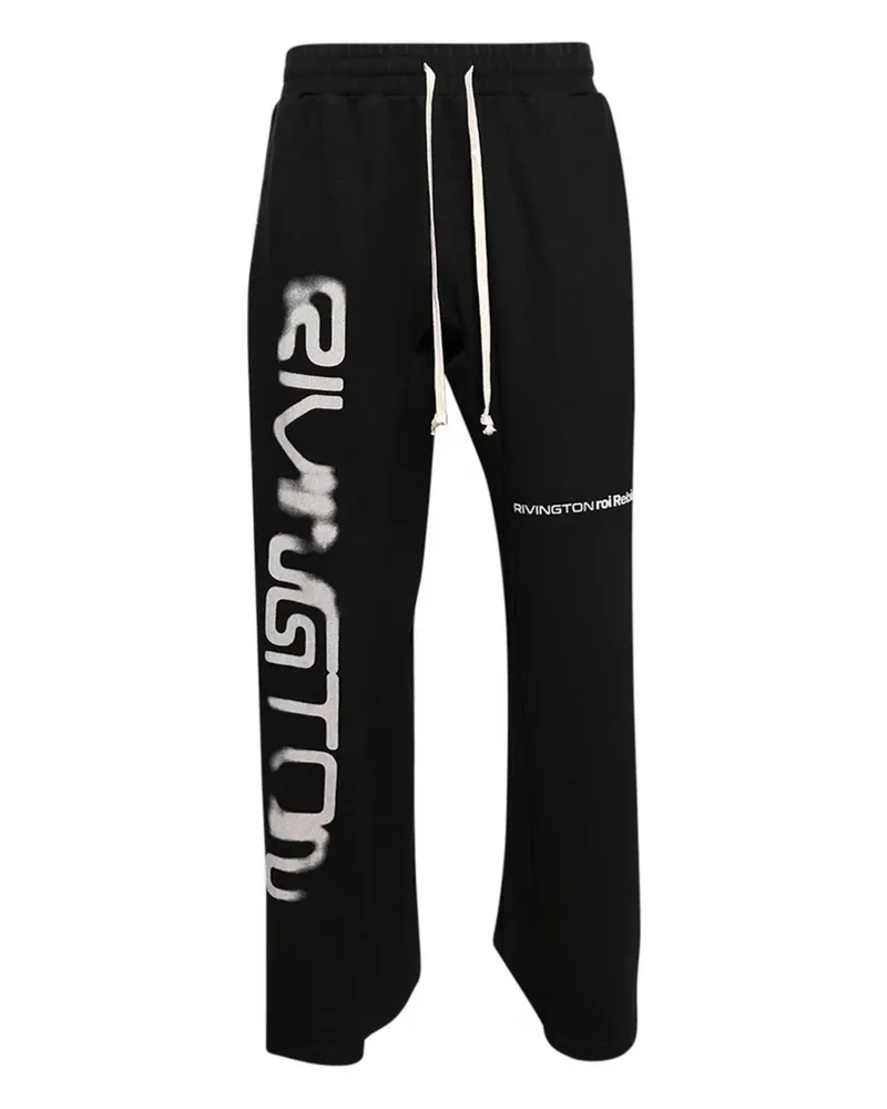 RRR123 Rivington drawstring trousers - Schwarz Schwarz