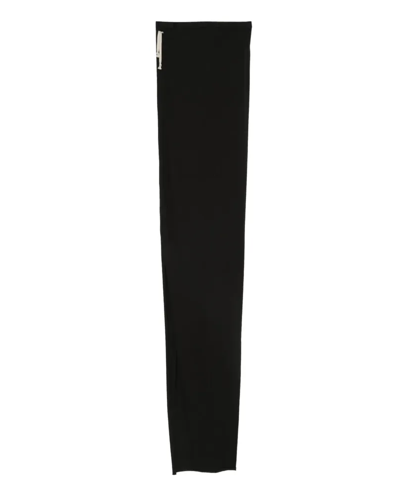 DRKSHDW by Rick Owens Kordelzug-Maxirock mit Seitenschlitz - Schwarz Schwarz