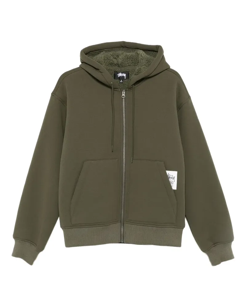 Stüssy Kapuzenjacke mit Reißverschluss - Grün Grün
