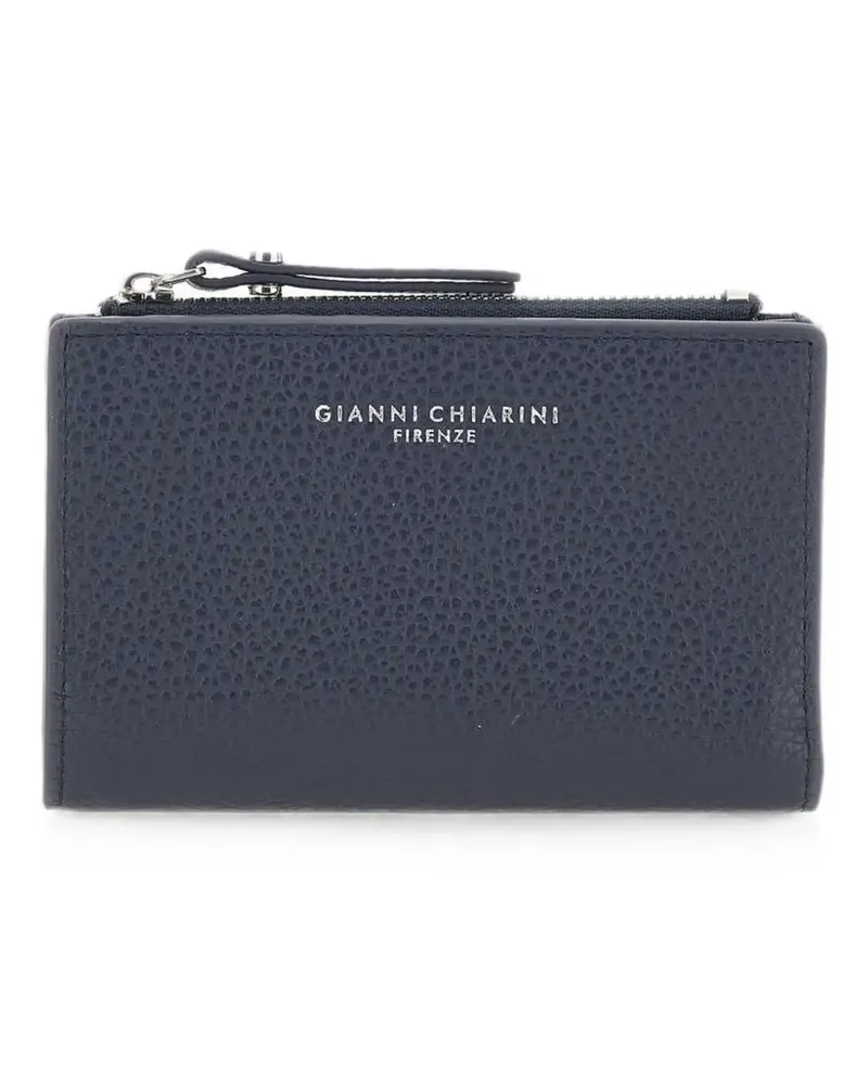 Gianni Chiarini Dollaro grained leather wallet - Blau Blau