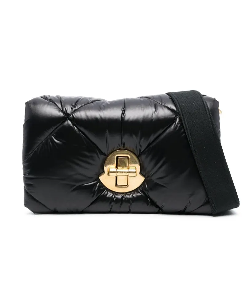 Moncler Umhängetasche mit Logo - Schwarz Schwarz