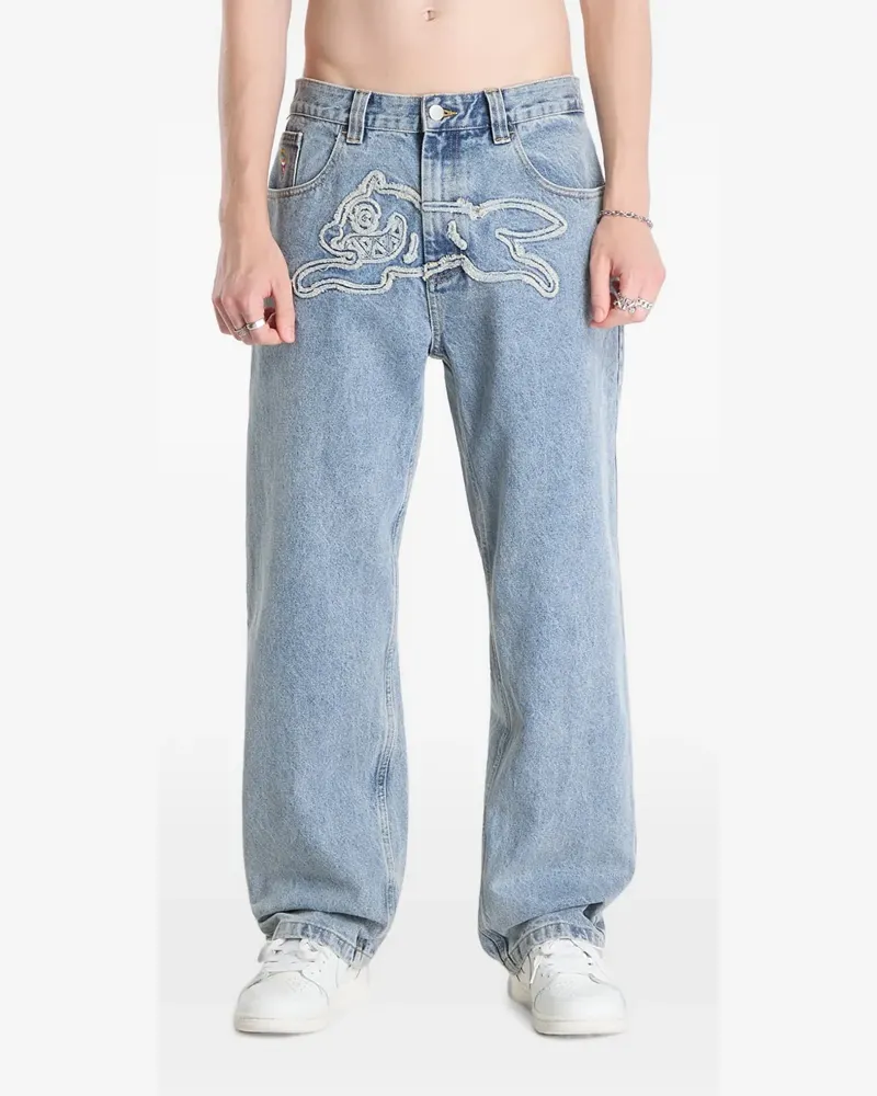 Billionaire Boys Club Running Dog Jeans mit Applikation - Blau Blau
