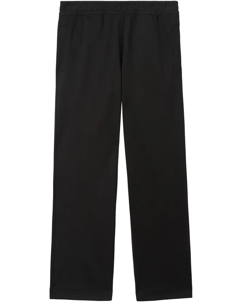 Burberry Jogginghose mit Logo-Print - Schwarz Schwarz