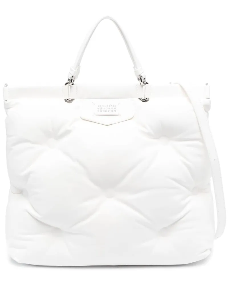Maison Margiela Große Glam Slam Handtasche - Weiß Weiß