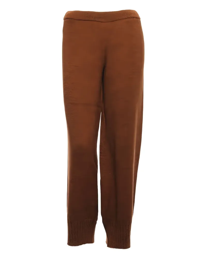 AKEP knitted trousers - Braun Braun