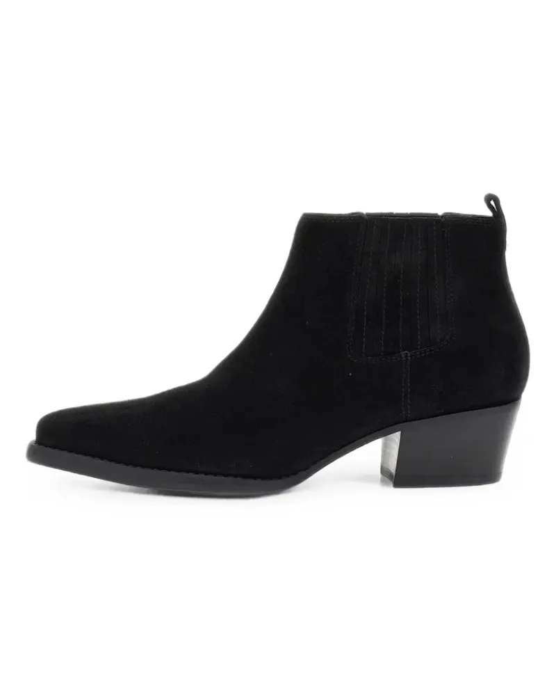 Guess suede pointed-toe ankle boots - Schwarz Schwarz
