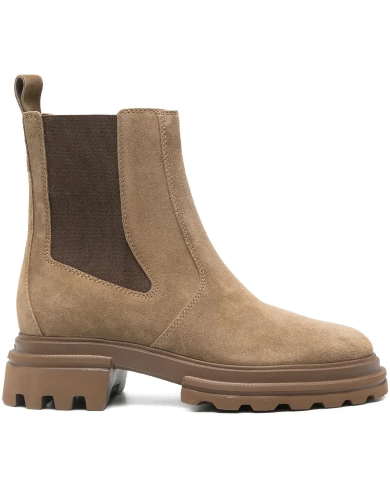 Hogan Chelsea-Boots mit dicker Sohle - Nude Nude