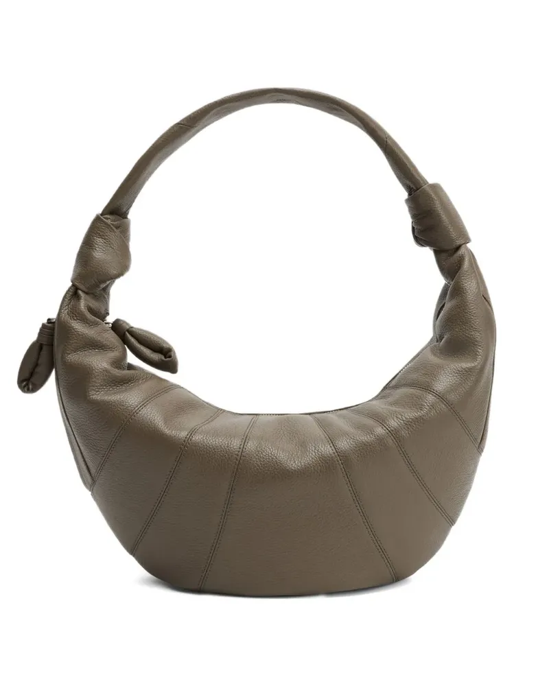 Christophe Lemaire Fortune Croissant Schultertasche mit Knotendetail - Grün Grün