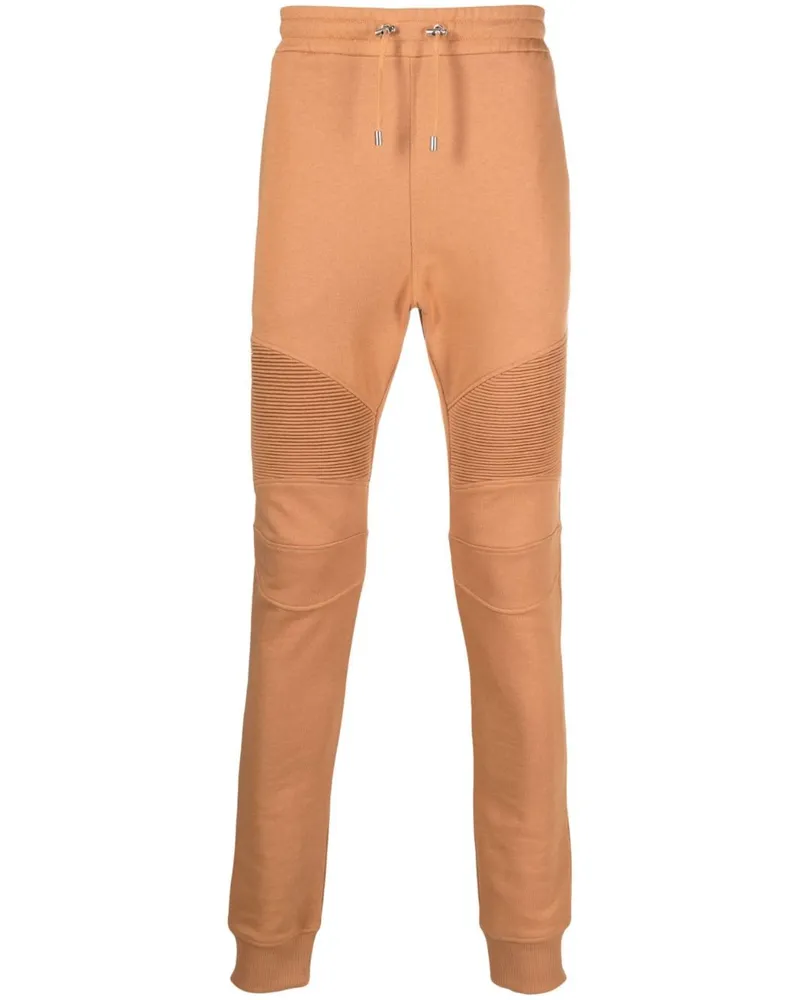 Balmain Jogginghose mit Logo-Print - Braun Braun