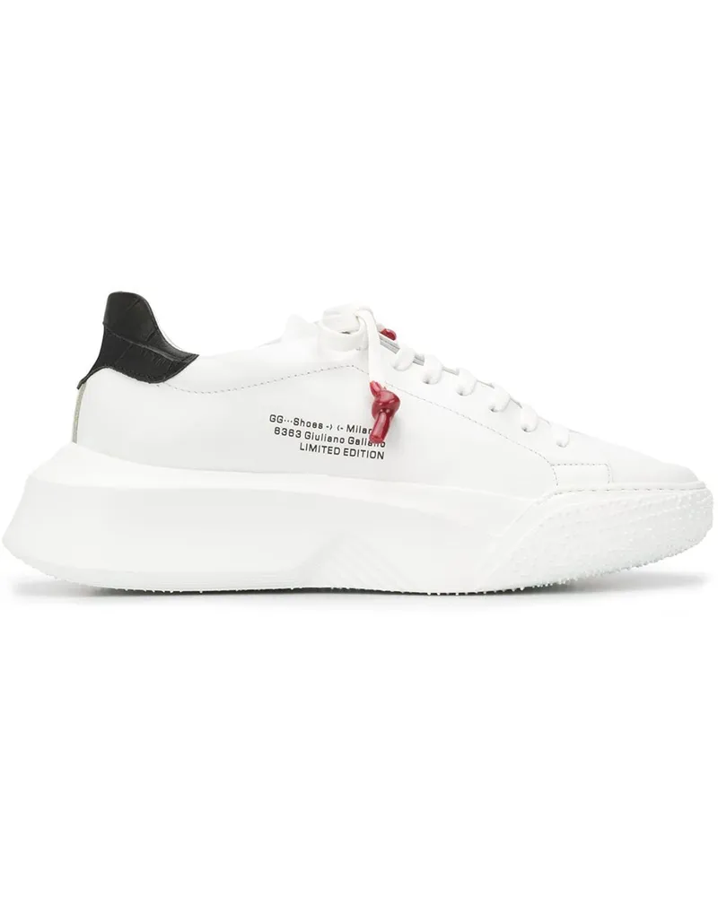 Giuliano Galiano Nemesis' Sneakers - Weiß Weiß