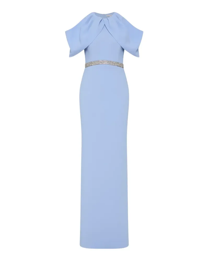 Rebecca Vallance Schulterfreies Aylin Abendkleid - Blau Blau