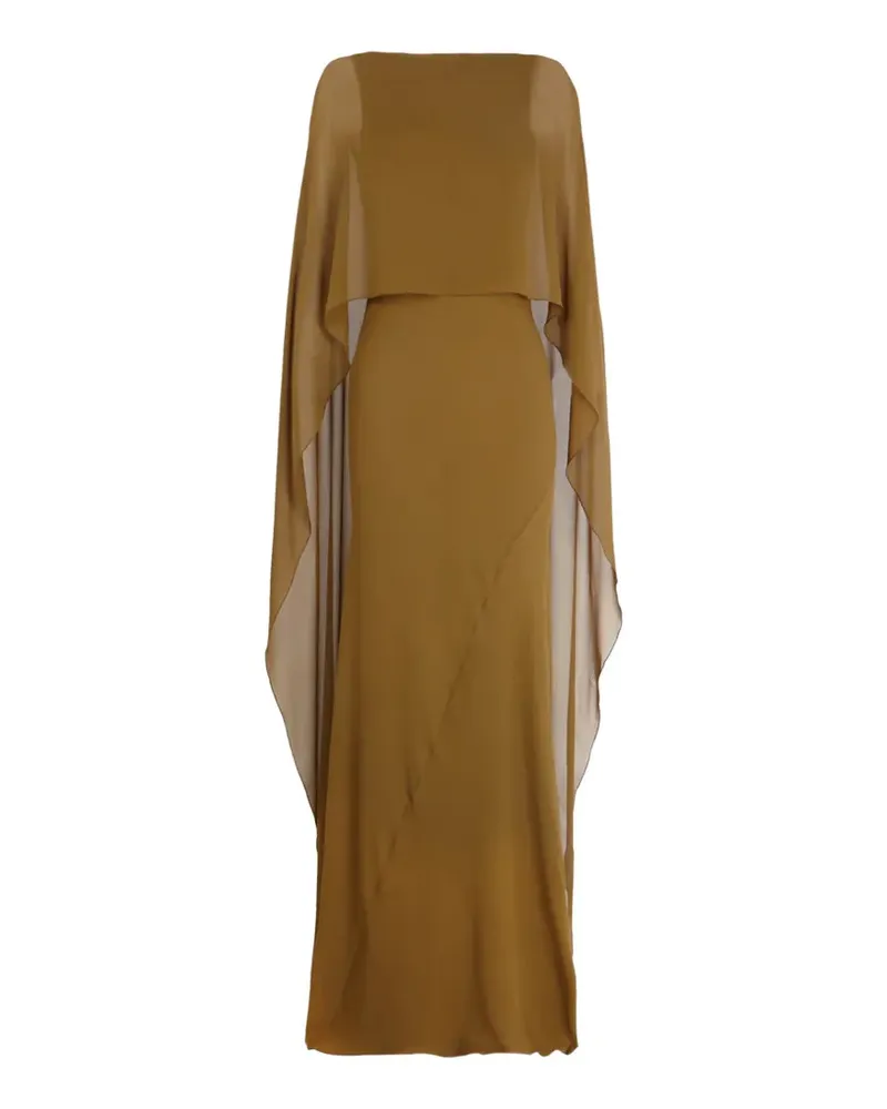 Cortana Galea cape-overlay dress - Grün Grün