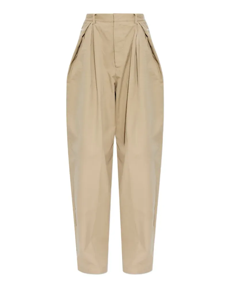 Dsquared2 Plissierte Palazzohose - Nude Nude