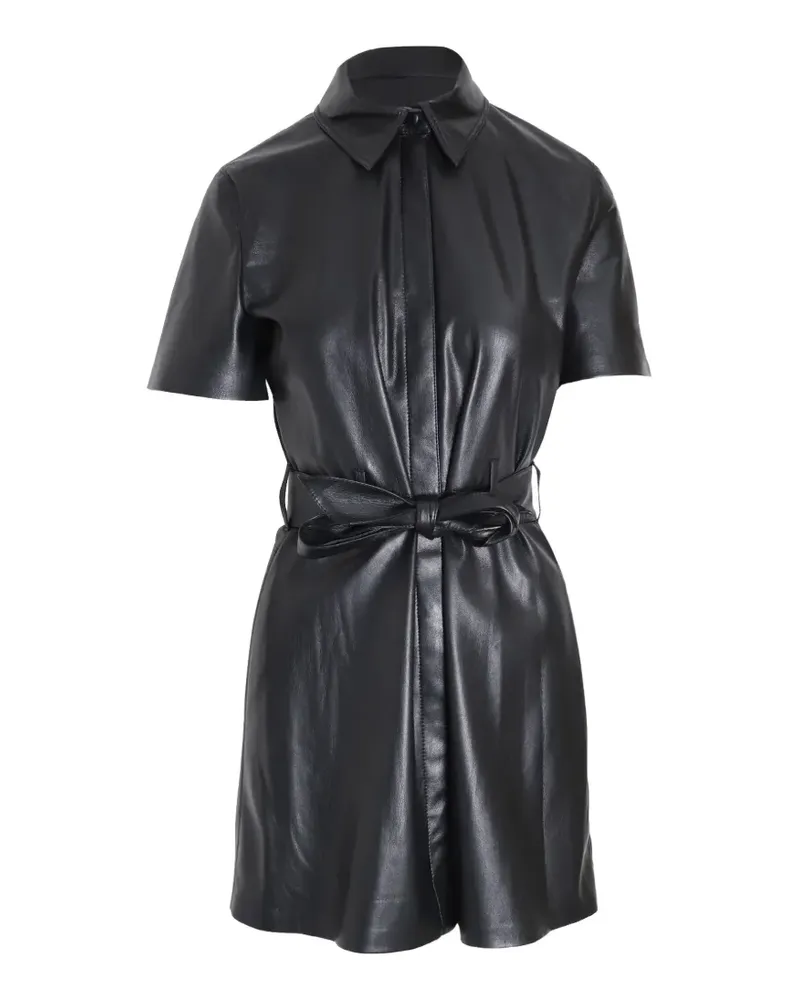 Nanushka Minikleid mit Gürtel - Schwarz Schwarz