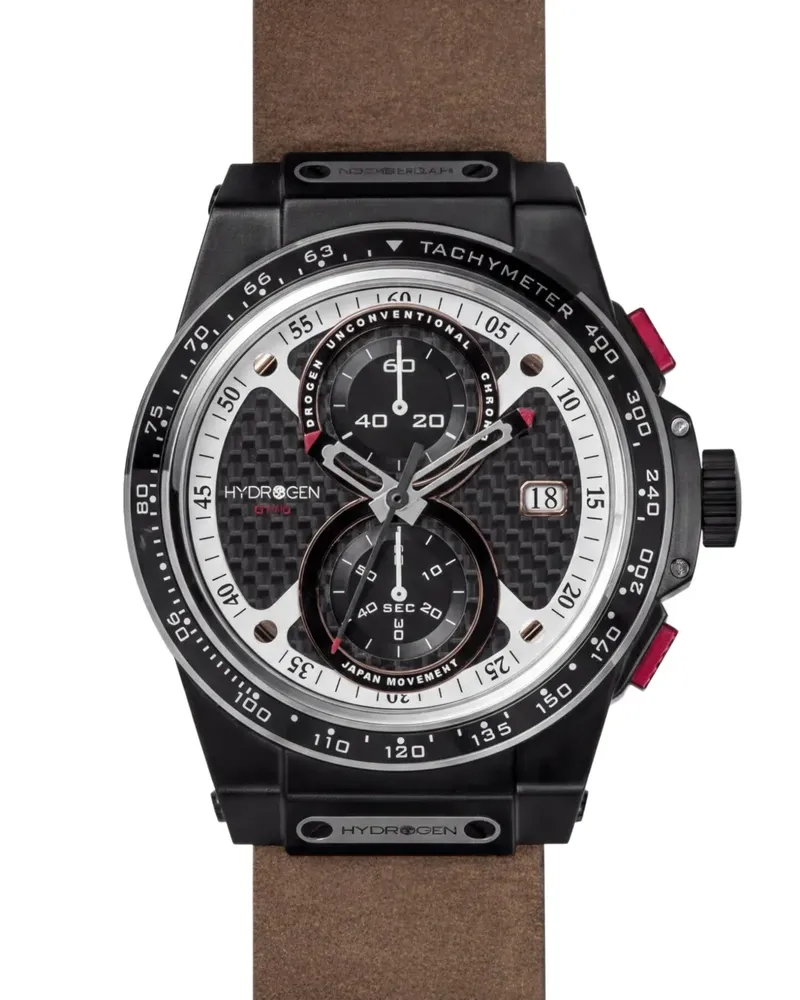 Hydrogen Otto Chronograph 44mm - Schwarz Schwarz
