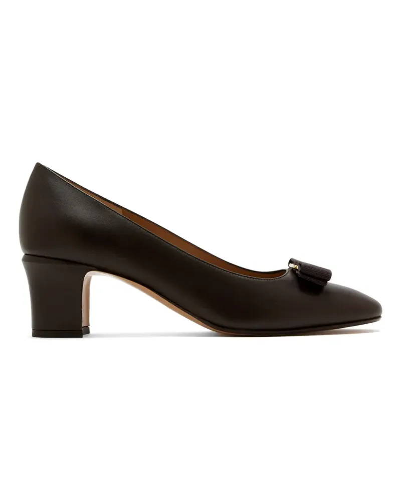 Ferragamo Pumps mit Schleife - Braun Braun