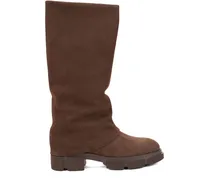 Stiefel mit Profilsohle - Braun