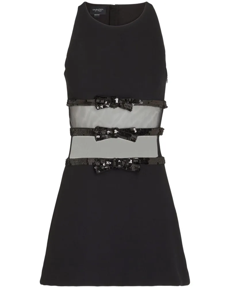 Giambattista Valli Kleid mit Schleifendetail - Schwarz Schwarz