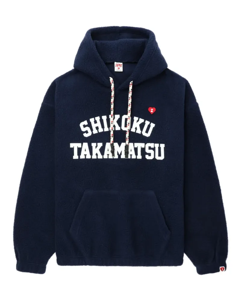 BAPE Pullover mit grafischem Print - Blau Blau