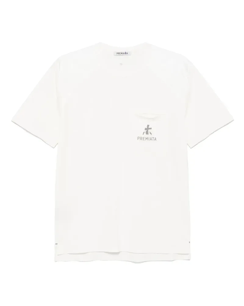 Premiata T-Shirt mit Logo-Transfer - Weiß Weiß