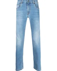 Fay Ausgeblichene Skinny-Jeans Blau