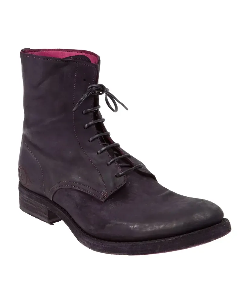 L'Eclaireur Stiefel in Distressed-Optik - Violett Violett