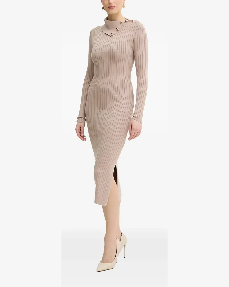Guess cable-knit midi dress - Nude Nude