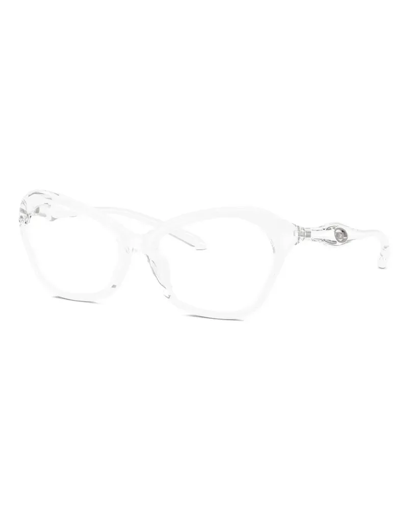 Diesel Brille mit Cat-Eye-Gestell - Weiß Weiß