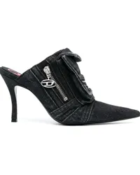 Diesel D-Venus Pocket Mules 100mm Schwarz