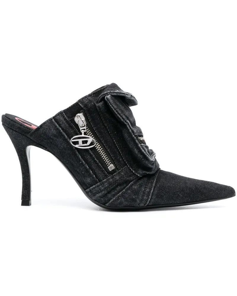Diesel D-Venus Pocket Mules 100mm - Schwarz Schwarz