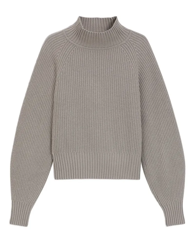 HUGO BOSS ribbed funnel-neck sweater - Nude Nude